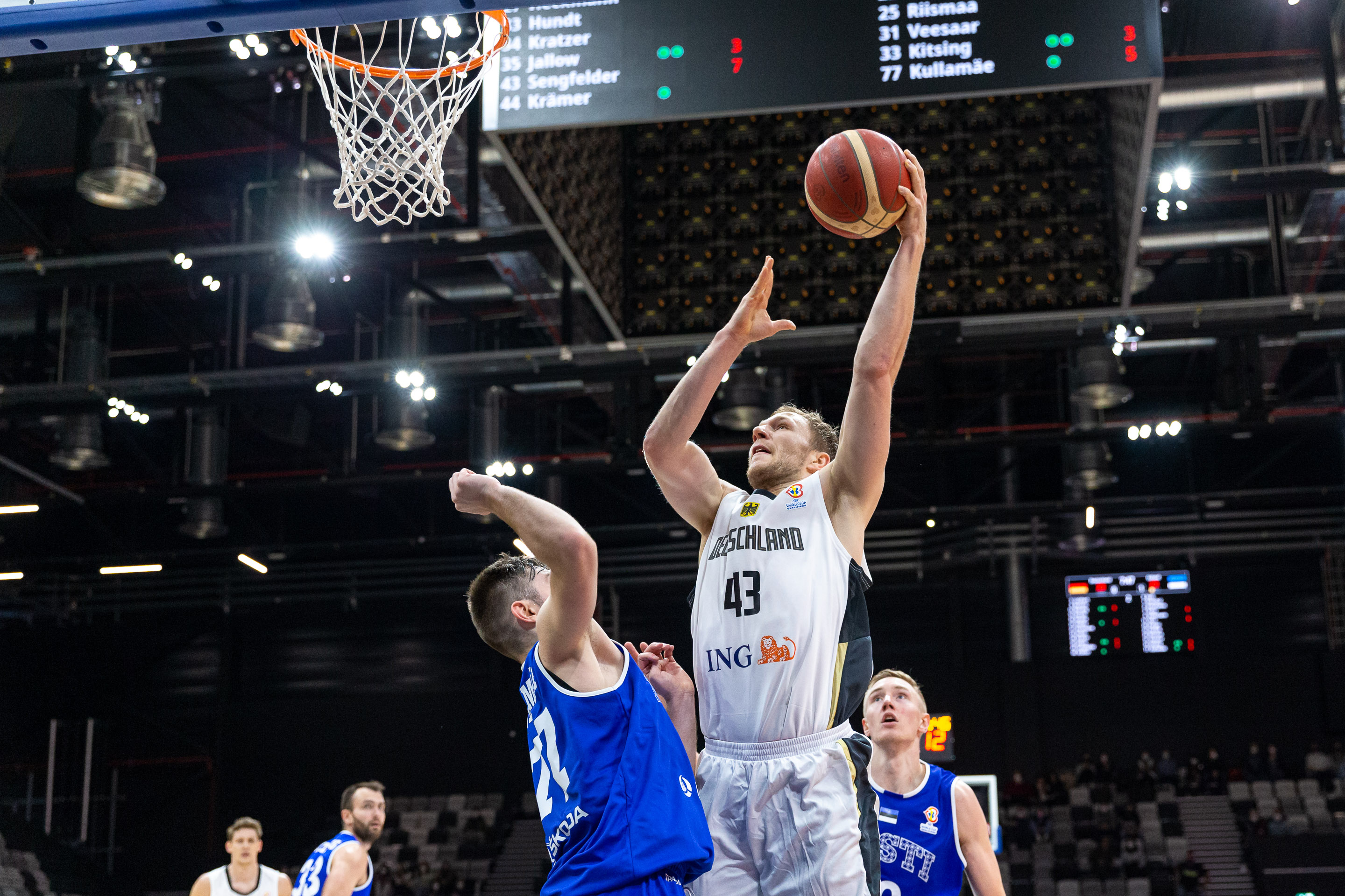 Deutschland vs. Estland - Basketball - WM Qualifikation 2023 - G