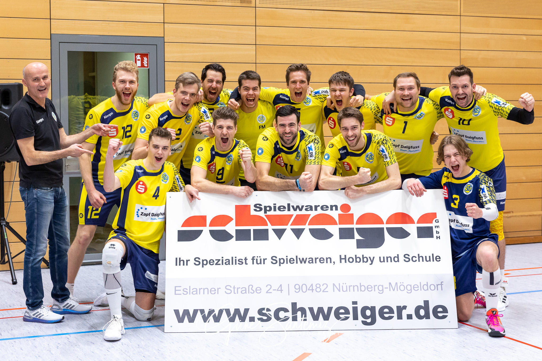 SV Schwaig vs. TV/DJK Hammelburg - Volleyball - 2. Bundesliga -