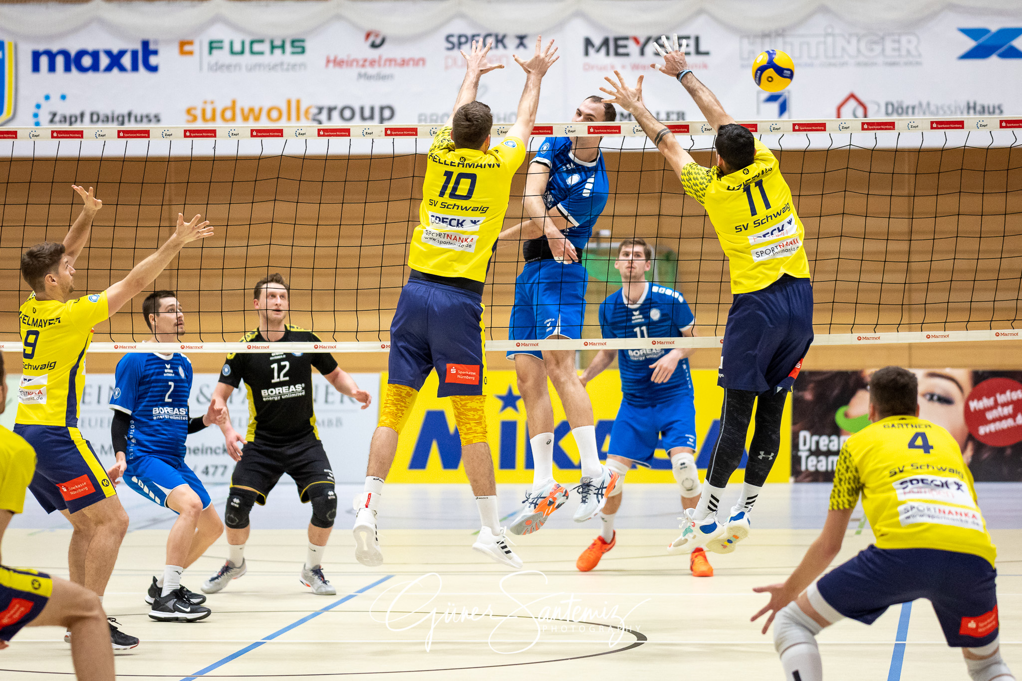 SV Schwaig vs. Blue Volleys Gotha - Volleyball - 2. Bundesliga -