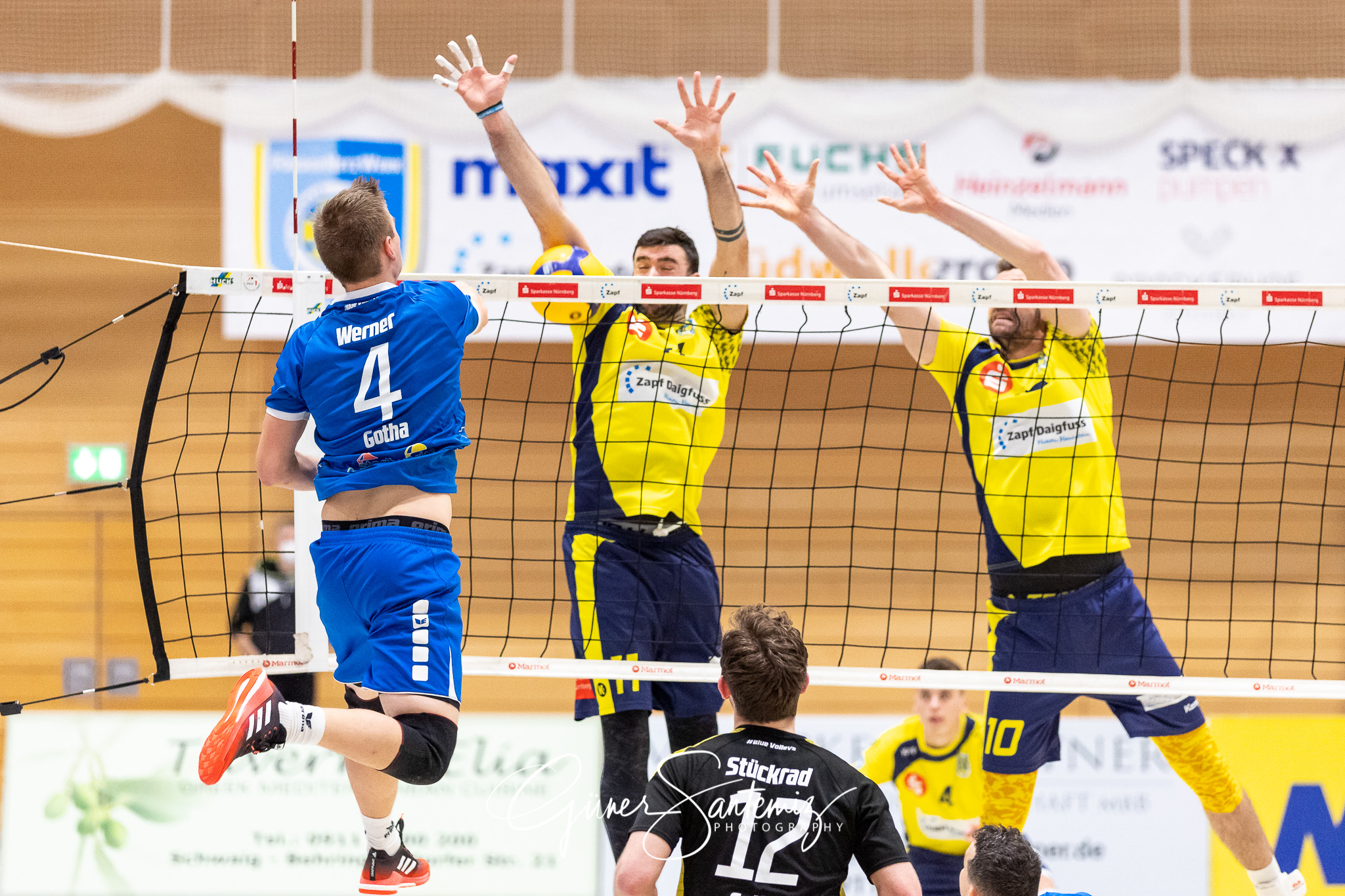 SV Schwaig vs. Blue Volleys Gotha - Volleyball - 2. Bundesliga -