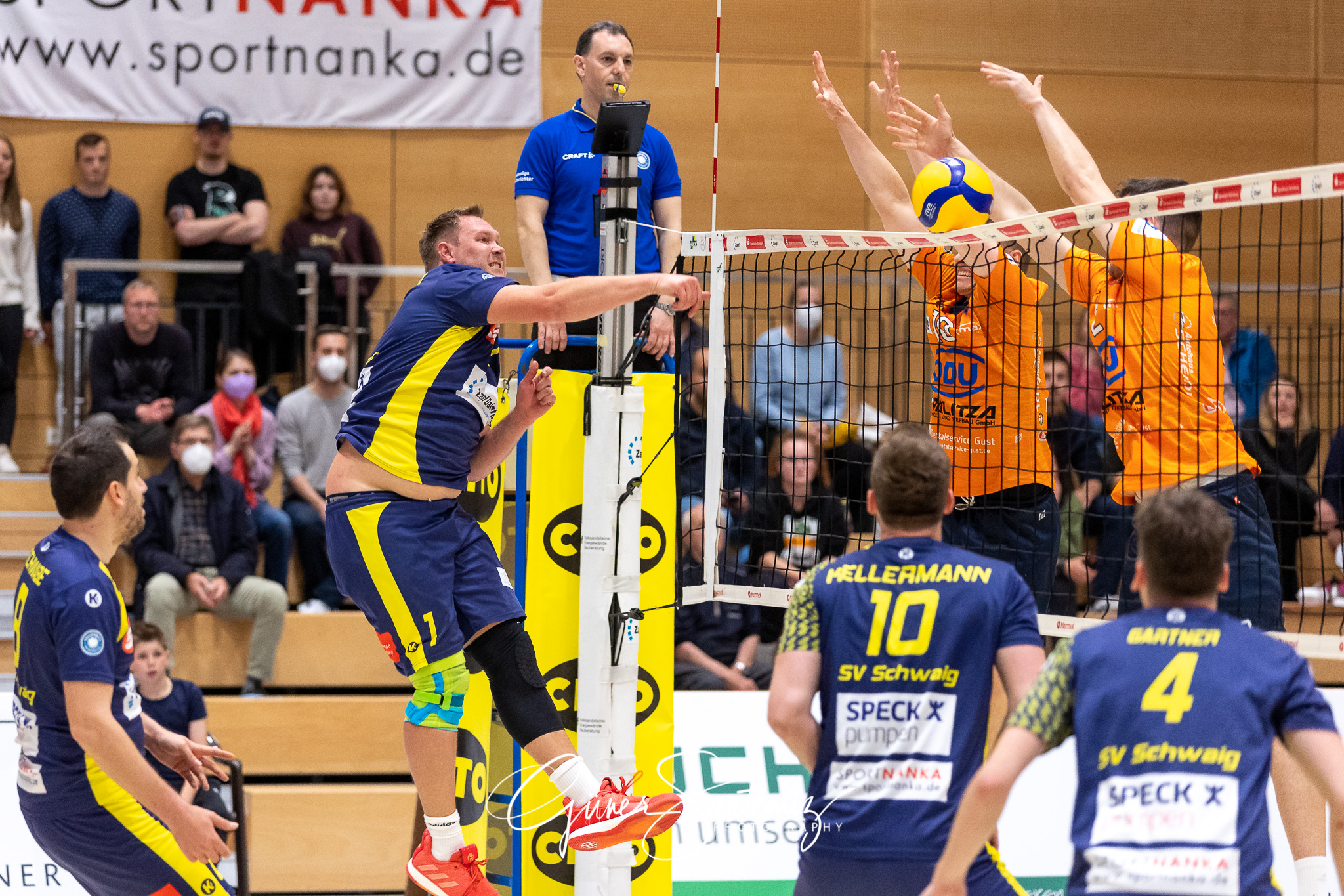 SV Schwaig vs. TSV Muehldorf - Volleyball - 2. Bundesliga - 22.
