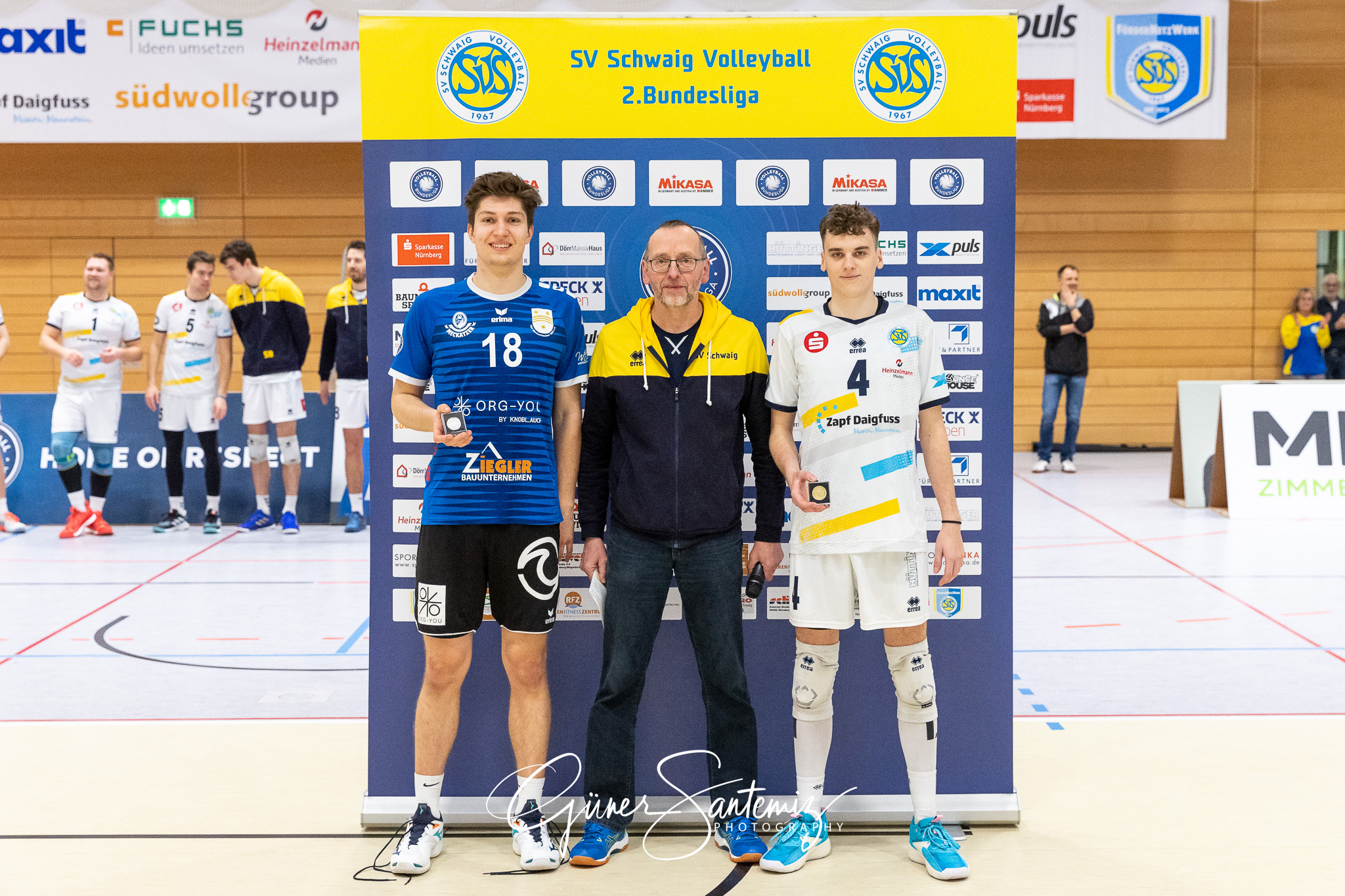SV Schwaig vs. TSV Mimmenhausen - Volleyball - 2. Bundesliga Sue