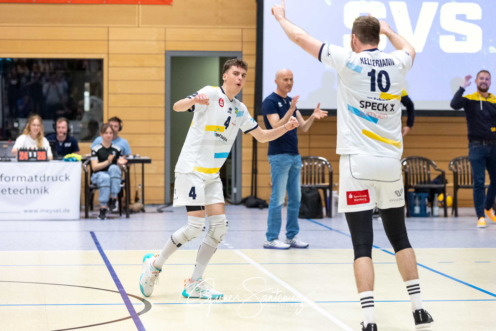 SV Schwaig vs. GSVE Delitzsch - Volleyball - 2. Bundesliga Sued