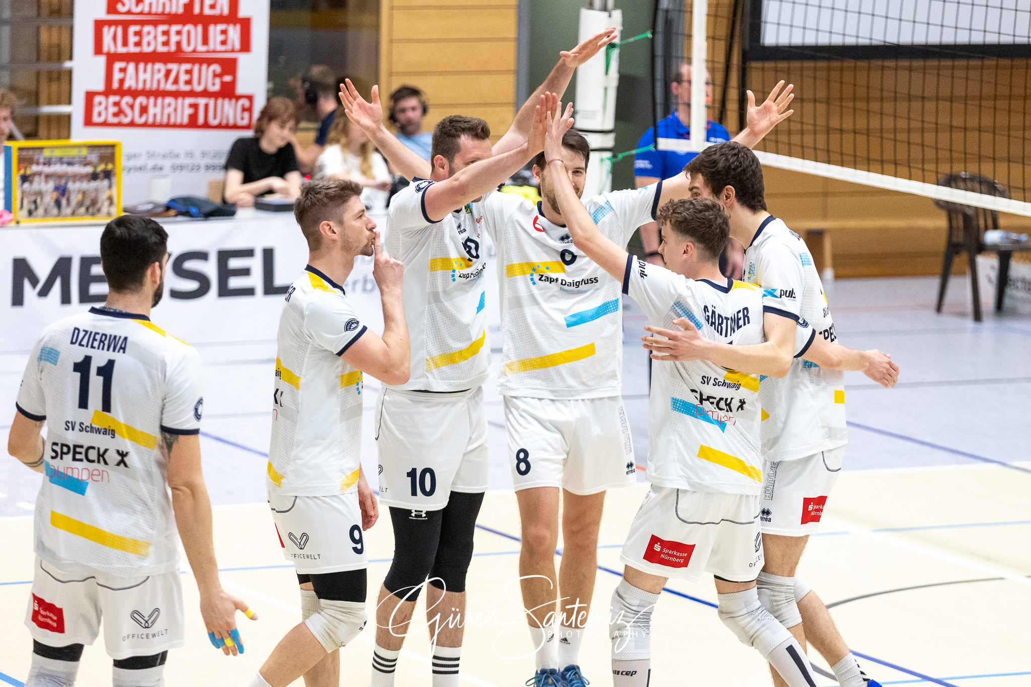 SV Schwaig vs. GSVE Delitzsch - Volleyball - 2. Bundesliga Sued