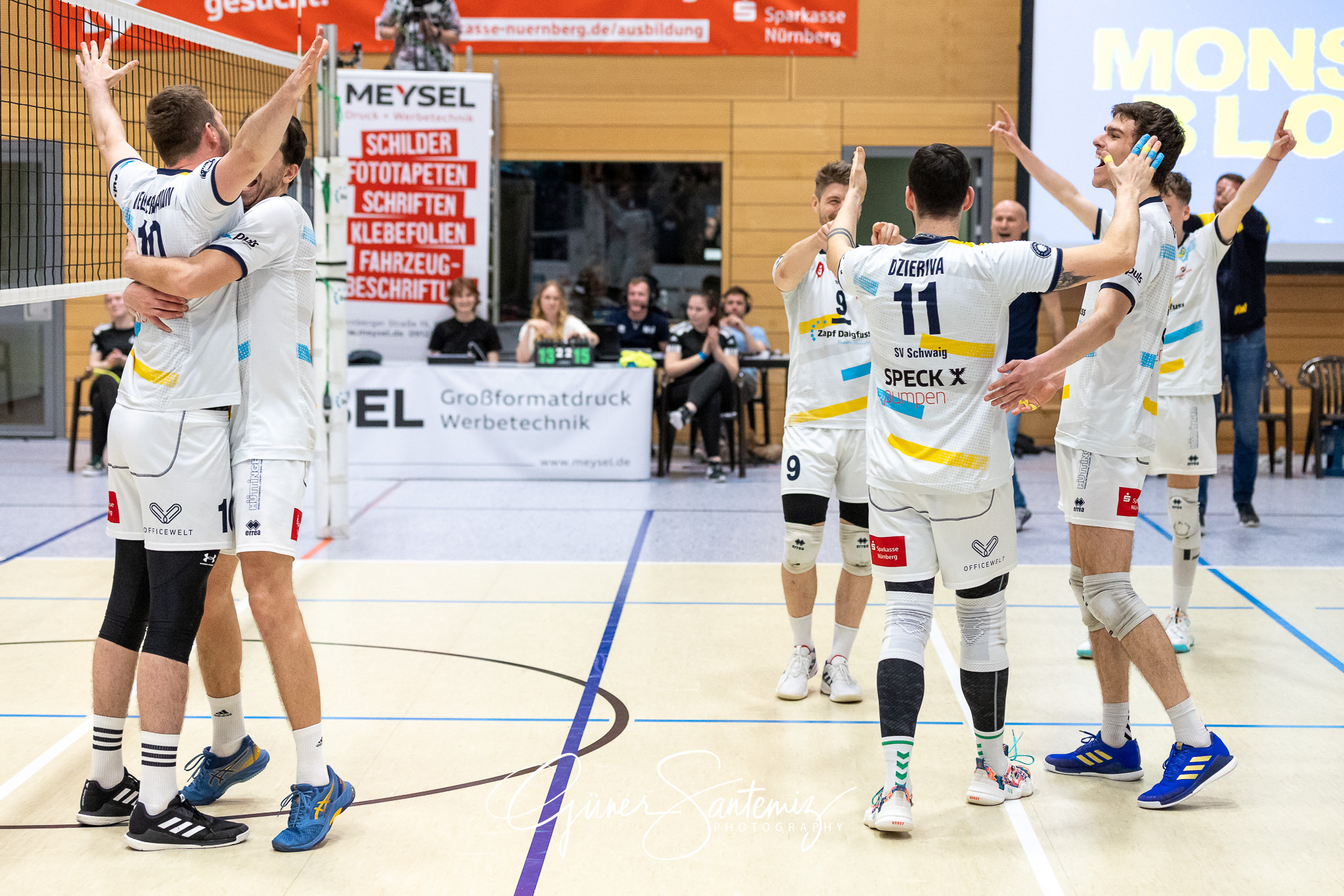 SV Schwaig vs. GSVE Delitzsch - Volleyball - 2. Bundesliga Sued
