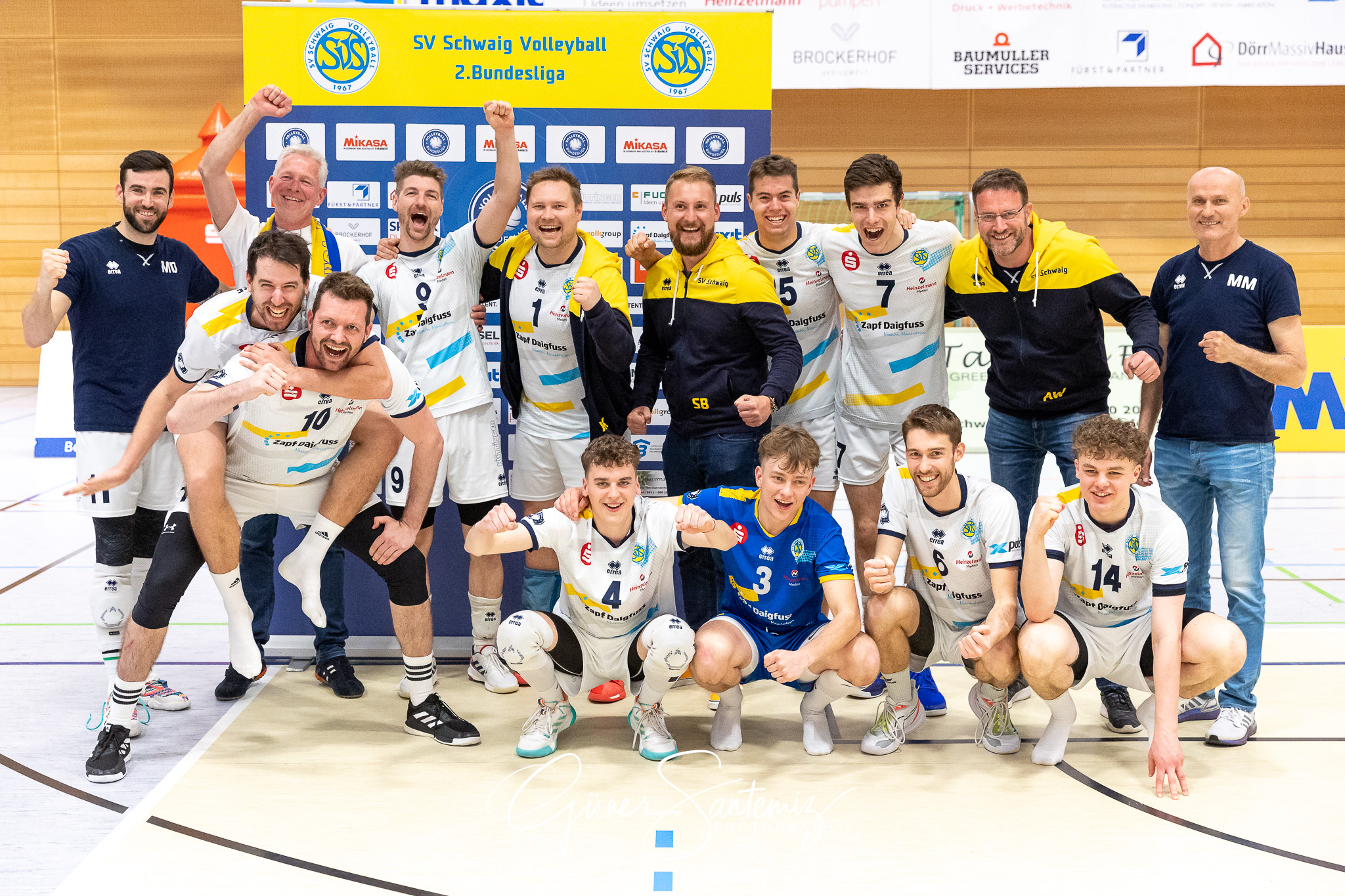 SV Schwaig vs. GSVE Delitzsch - Volleyball - 2. Bundesliga Sued